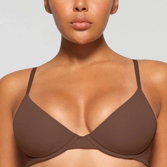 ✨ SKIMS Ultimate Push-Up Plunge Bra – Jasper | Size 40C ✨ - Picture 1 of 4